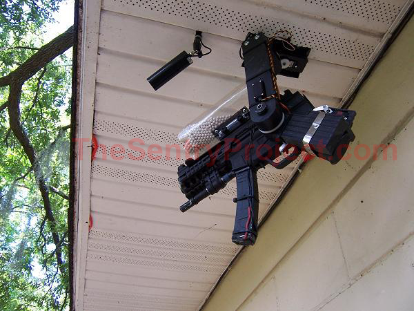 sentry gun turret sentry ptz camera targeting software paintball airsoft